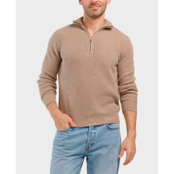 J.Crew Knit Half-Zip Pullover M - Picture 2 of 8